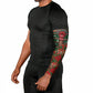 Stokely Carmichael Black Power Christmas Arm Sleeves Retro Ugly Christmas Pattern Civil Rights Leader Pan African