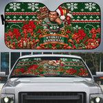 Stokely Carmichael Black Power Christmas Auto Sun Shade Retro Ugly Christmas Pattern Civil Rights Leader Pan African
