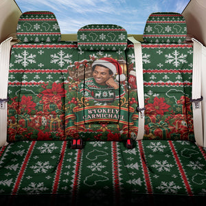 Stokely Carmichael Black Power Christmas Back Car Seat Cover Retro Ugly Christmas Pattern Civil Rights Leader Pan African