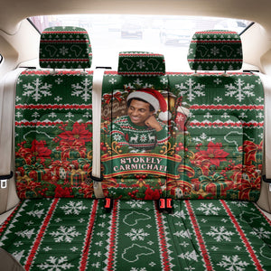 Stokely Carmichael Black Power Christmas Back Car Seat Cover Retro Ugly Christmas Pattern Civil Rights Leader Pan African