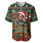Stokely Carmichael Black Power Christmas Baseball Jersey Retro Ugly Christmas Pattern Civil Rights Leader Pan African