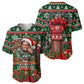 Stokely Carmichael Black Power Christmas Baseball Jersey Retro Ugly Christmas Pattern Civil Rights Leader Pan African