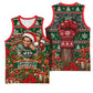 Stokely Carmichael Black Power Christmas Basketball Jersey Retro Ugly Christmas Pattern Civil Rights Leader Pan African