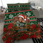 Stokely Carmichael Black Power Christmas Bedding Set Retro Ugly Christmas Pattern Civil Rights Leader Pan African