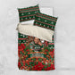 Stokely Carmichael Black Power Christmas Bedding Set Retro Ugly Christmas Pattern Civil Rights Leader Pan African