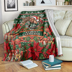 Stokely Carmichael Black Power Christmas Blanket Retro Ugly Christmas Pattern Civil Rights Leader Pan African