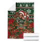Stokely Carmichael Black Power Christmas Blanket Retro Ugly Christmas Pattern Civil Rights Leader Pan African