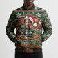 Stokely Carmichael Black Power Christmas Bomber Puffer Jacket Retro Ugly Christmas Pattern Civil Rights Leader Pan African