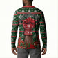 Stokely Carmichael Black Power Christmas Button Sweatshirt Retro Ugly Christmas Pattern Civil Rights Leader Pan African
