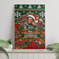 Stokely Carmichael Black Power Christmas Canvas Wall Art Retro Ugly Christmas Pattern Civil Rights Leader Pan African