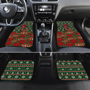 Stokely Carmichael Black Power Christmas Car Mats Retro Ugly Christmas Pattern Civil Rights Leader Pan African