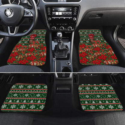 Stokely Carmichael Black Power Christmas Car Mats Retro Ugly Christmas Pattern Civil Rights Leader Pan African