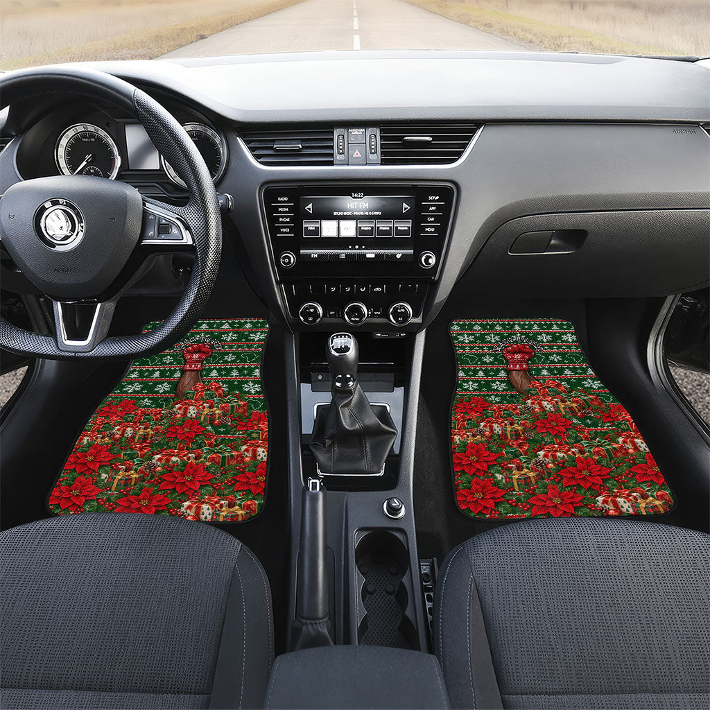 Stokely Carmichael Black Power Christmas Car Mats Retro Ugly Christmas Pattern Civil Rights Leader Pan African