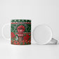 Stokely Carmichael Black Power Christmas Ceramic Mug Retro Ugly Christmas Pattern Civil Rights Leader Pan African
