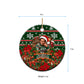 Stokely Carmichael Black Power Christmas Ceramic Ornament Retro Ugly Christmas Pattern Civil Rights Leader Pan African