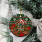 Stokely Carmichael Black Power Christmas Ceramic Ornament Retro Ugly Christmas Pattern Civil Rights Leader Pan African