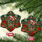 Stokely Carmichael Black Power Christmas Ceramic Ornament Retro Ugly Christmas Pattern Civil Rights Leader Pan African