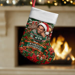 Stokely Carmichael Black Power Christmas Stocking Retro Ugly Christmas Pattern Civil Rights Leader Pan African
