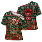 Stokely Carmichael Black Power Christmas Cross Shoulder Shirt Retro Ugly Christmas Pattern Civil Rights Leader Pan African