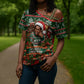 Stokely Carmichael Black Power Christmas Cross Shoulder Shirt Retro Ugly Christmas Pattern Civil Rights Leader Pan African