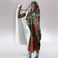 Stokely Carmichael Black Power Christmas Hooded Blanket Retro Ugly Christmas Pattern Civil Rights Leader Pan African