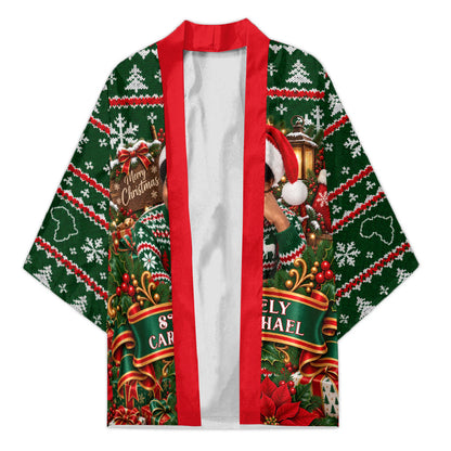 Stokely Carmichael Black Power Christmas Kimono Retro Ugly Christmas Pattern Civil Rights Leader Pan African