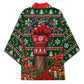 Stokely Carmichael Black Power Christmas Kimono Retro Ugly Christmas Pattern Civil Rights Leader Pan African