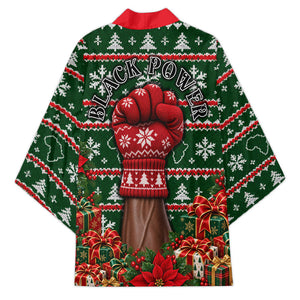 Stokely Carmichael Black Power Christmas Kimono Retro Ugly Christmas Pattern Civil Rights Leader Pan African