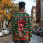 Stokely Carmichael Black Power Christmas Long Sleeve Shirt Retro Ugly Christmas Pattern Civil Rights Leader Pan African