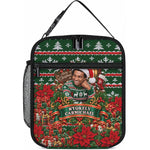 Stokely Carmichael Black Power Christmas Lunch Bag Retro Ugly Christmas Pattern Civil Rights Leader Pan African