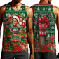 Stokely Carmichael Black Power Christmas Men Tank Top Retro Ugly Christmas Pattern Civil Rights Leader Pan African