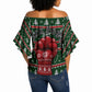 Stokely Carmichael Black Power Christmas Off Shoulder Wrap Waist Top Retro Ugly Christmas Pattern Civil Rights Leader Pan African