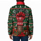 Stokely Carmichael Black Power Christmas Padded Jacket Retro Ugly Christmas Pattern Civil Rights Leader Pan African