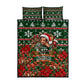 Stokely Carmichael Black Power Christmas Quilt Bed Set Retro Ugly Christmas Pattern Civil Rights Leader Pan African