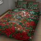 Stokely Carmichael Black Power Christmas Quilt Bed Set Retro Ugly Christmas Pattern Civil Rights Leader Pan African