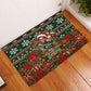 Stokely Carmichael Black Power Christmas Rubber Doormat Retro Ugly Christmas Pattern Civil Rights Leader Pan African
