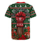 Stokely Carmichael Black Power Christmas Rugby Jersey Retro Ugly Christmas Pattern Civil Rights Leader Pan African