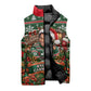 Stokely Carmichael Black Power Christmas Sleeveless Puffer Jacket Retro Ugly Christmas Pattern Civil Rights Leader Pan African