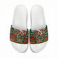 Stokely Carmichael Black Power Christmas Slide Sandals Retro Ugly Christmas Pattern Civil Rights Leader Pan African