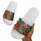 Stokely Carmichael Black Power Christmas Slide Sandals Retro Ugly Christmas Pattern Civil Rights Leader Pan African