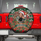 Stokely Carmichael Black Power Christmas Spare Tire Cover Retro Ugly Christmas Pattern Civil Rights Leader Pan African