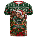 Stokely Carmichael Black Power Christmas T shirt Retro Ugly Christmas Pattern Civil Rights Leader Pan African