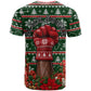 Stokely Carmichael Black Power Christmas T shirt Retro Ugly Christmas Pattern Civil Rights Leader Pan African