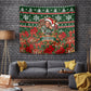 Stokely Carmichael Black Power Christmas Tapestry Retro Ugly Christmas Pattern Civil Rights Leader Pan African