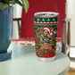 Stokely Carmichael Black Power Christmas Tumbler Cup Retro Ugly Christmas Pattern Civil Rights Leader Pan African