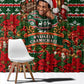 Stokely Carmichael Black Power Christmas Window Curtain Retro Ugly Christmas Pattern Civil Rights Leader Pan African