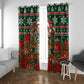 Stokely Carmichael Black Power Christmas Window Curtain Retro Ugly Christmas Pattern Civil Rights Leader Pan African
