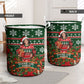 Fannie Lou Hamer Christmas Laundry Basket Retro Ugly Christmas Pattern Civil Rights Activist Pan African