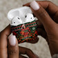 Fannie Lou Hamer Christmas AirPods Case Retro Ugly Christmas Pattern Civil Rights Activist Pan African