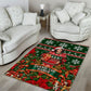 Fannie Lou Hamer Christmas Area Rug Retro Ugly Christmas Pattern Civil Rights Activist Pan African